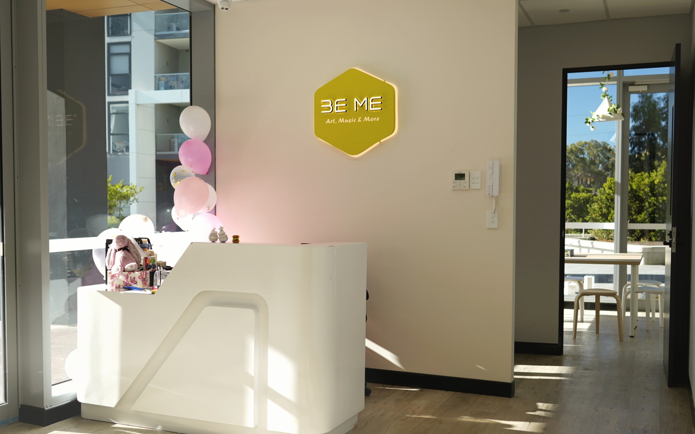 Be Me Education reception studio