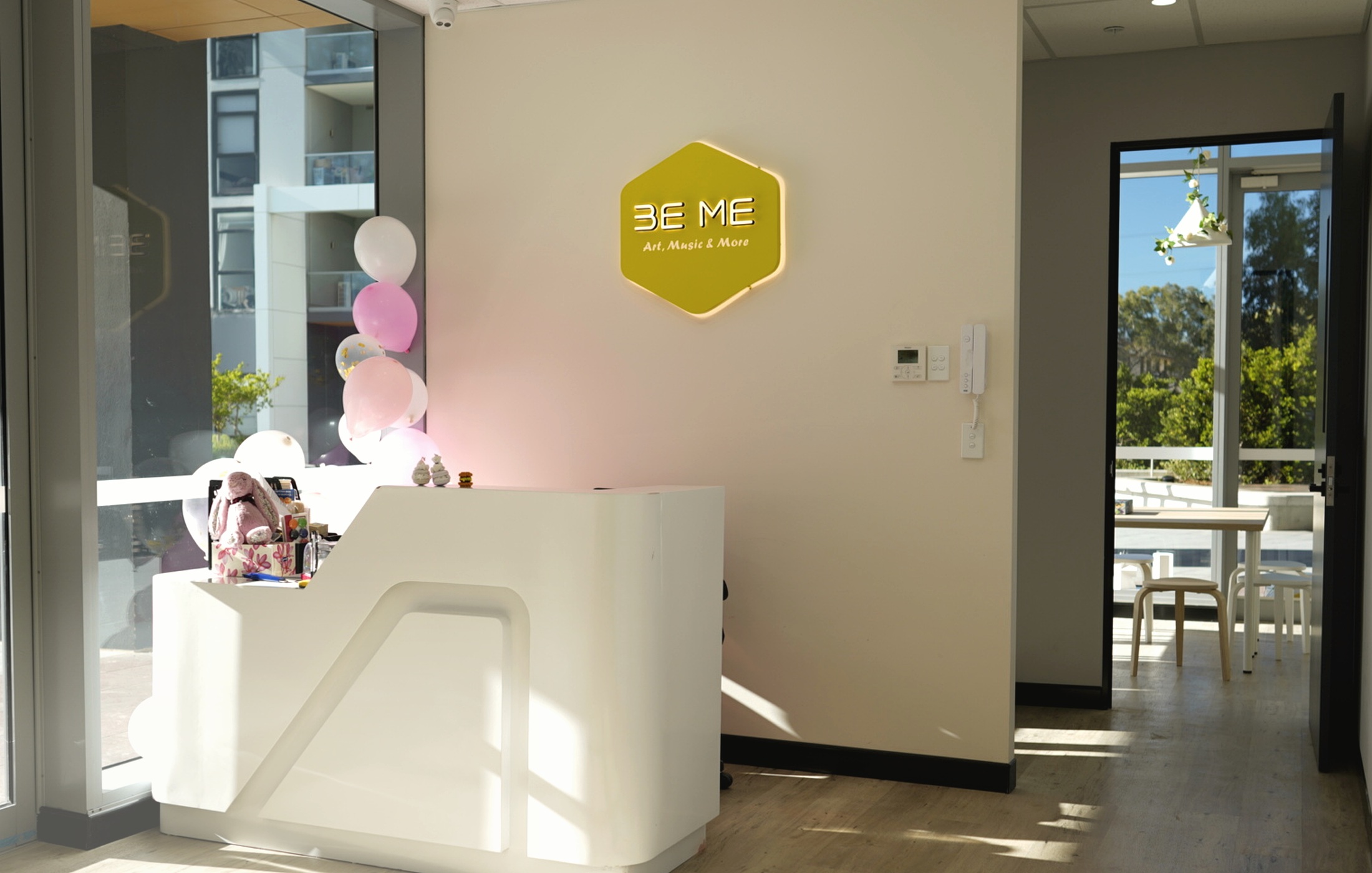 Be Me Education reception studio